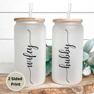 Custom Wifey Gift-Wifey Tumbler Bride Glass Cup for Bride to Be-Engagement Gift Cup for Future Mrs-Bridal Tumbler Wifey Coffee Cup Gift