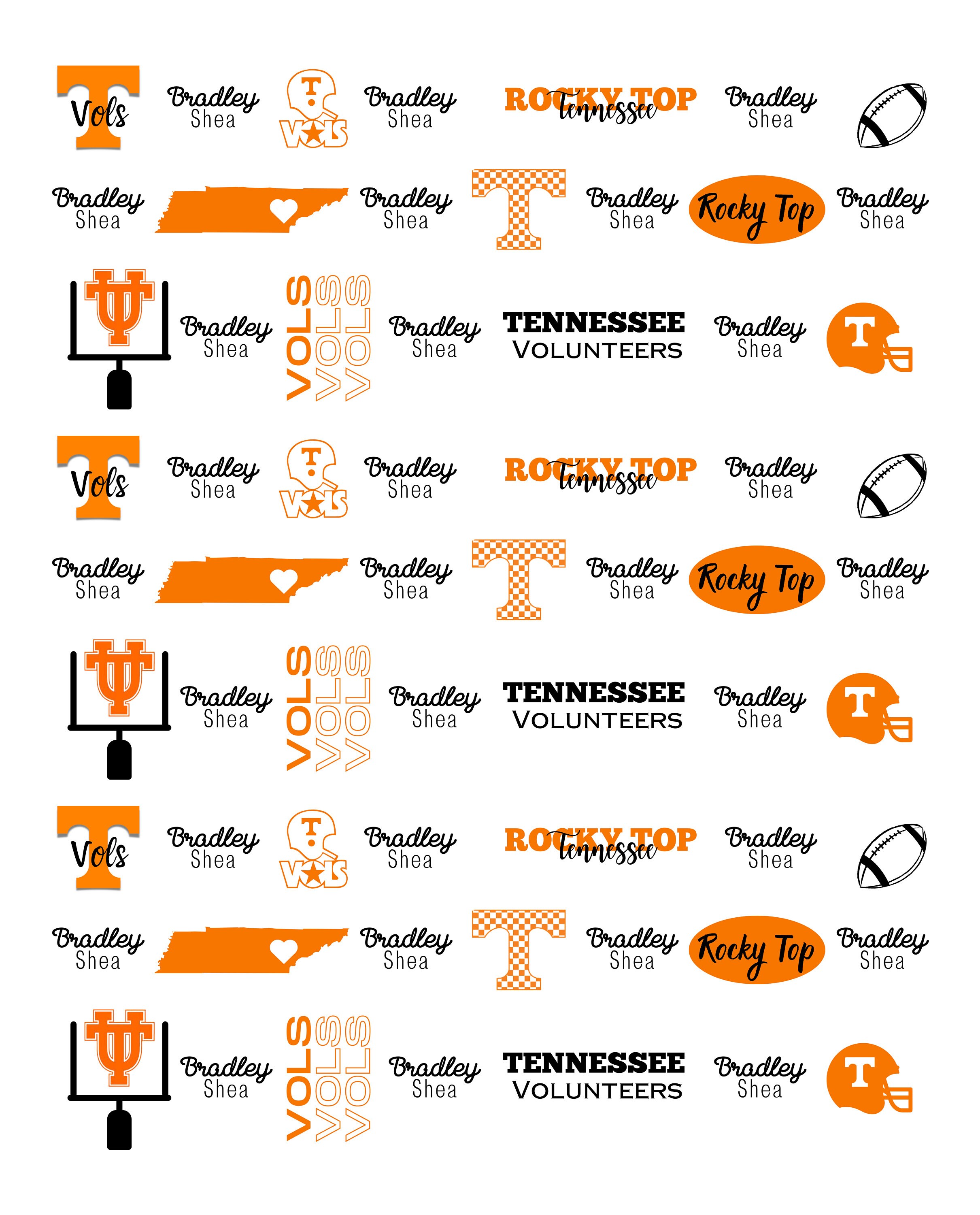 Custom Name Blanketuniversity of Tennessee Volunteers Stadium Blanket