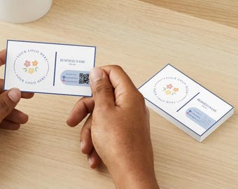 Editable Business Card Template Canva | Minimal Modern Business Card Design | Professional Digital Download