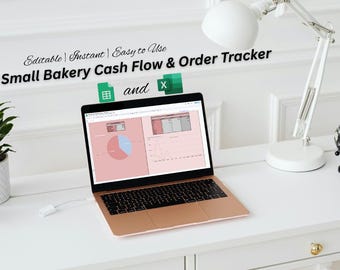 Home Bakery Order Tracker: Google Sheets & Excel Template (Digital Download)