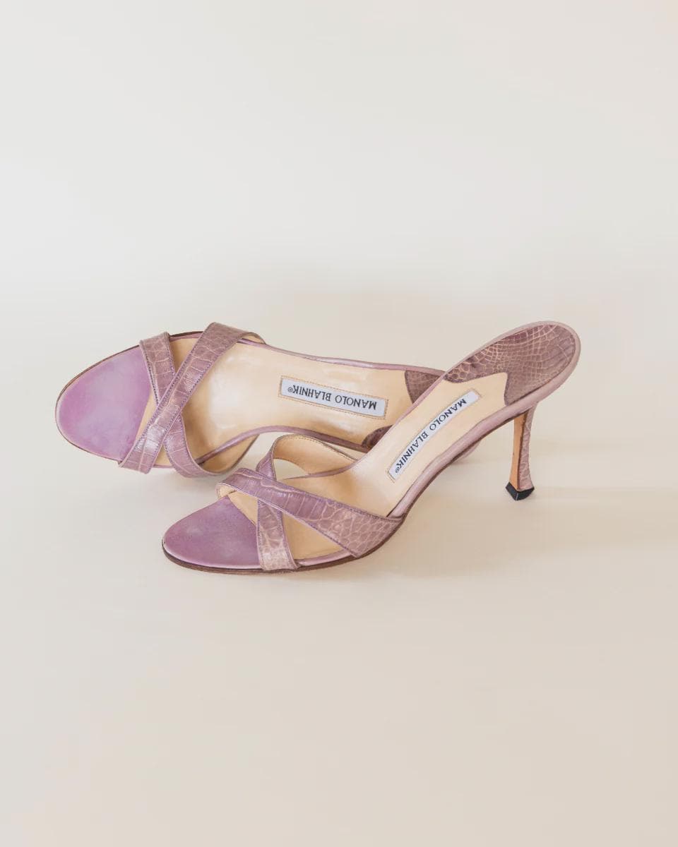 Vintage Manolo Blahnik Size 38 - Etsy