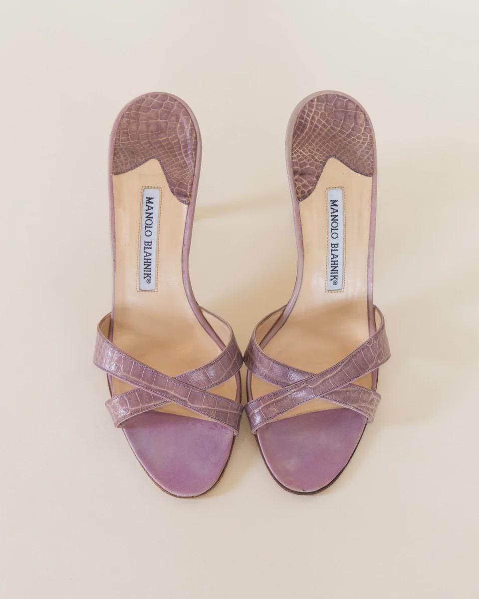 Vintage Manolo Blahnik Size 38 - Etsy