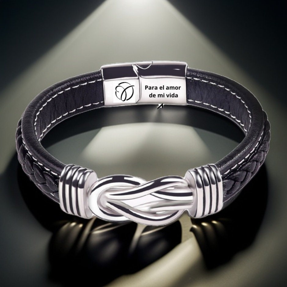 Pulsera Personalizada Plata nudo de serpiente y Colgante Niño y Niña -  Bellota Colorá