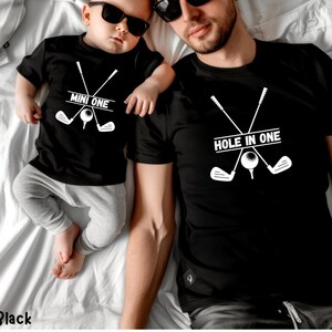 Dad and Son or Daughter Golf Matching Shirt Dad and Mini Shirt Father&#39;s Day Gift Dad and Baby T-Shirt Gift for Dad Golf Tee Dad and Mini