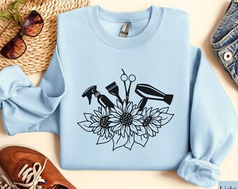 Hairstylist Sweatshirt Hair Stylist Graduate Gift for Hairstylist Crewneck Hairdresser Sweater Graduation Gift for Hairstylist Grad Gift