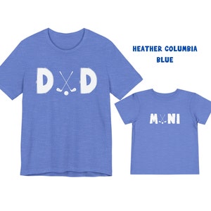 Dad and Son or Daughter Golf Matching Shirt Dad and Mini Shirt Father&#39;s Day Gift Dad and Baby Bodysuit Gift for Dad Golf Tee Dad and Mini