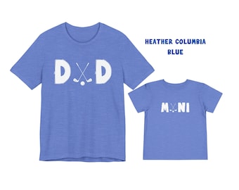 Dad and Son or Daughter Golf Matching Shirt Dad and Mini Shirt Father's Day Gift Dad and Baby Bodysuit Gift for Dad Golf Tee Dad and Mini