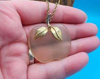 Vintage Avon 1970er Jahre Apfel Halskette