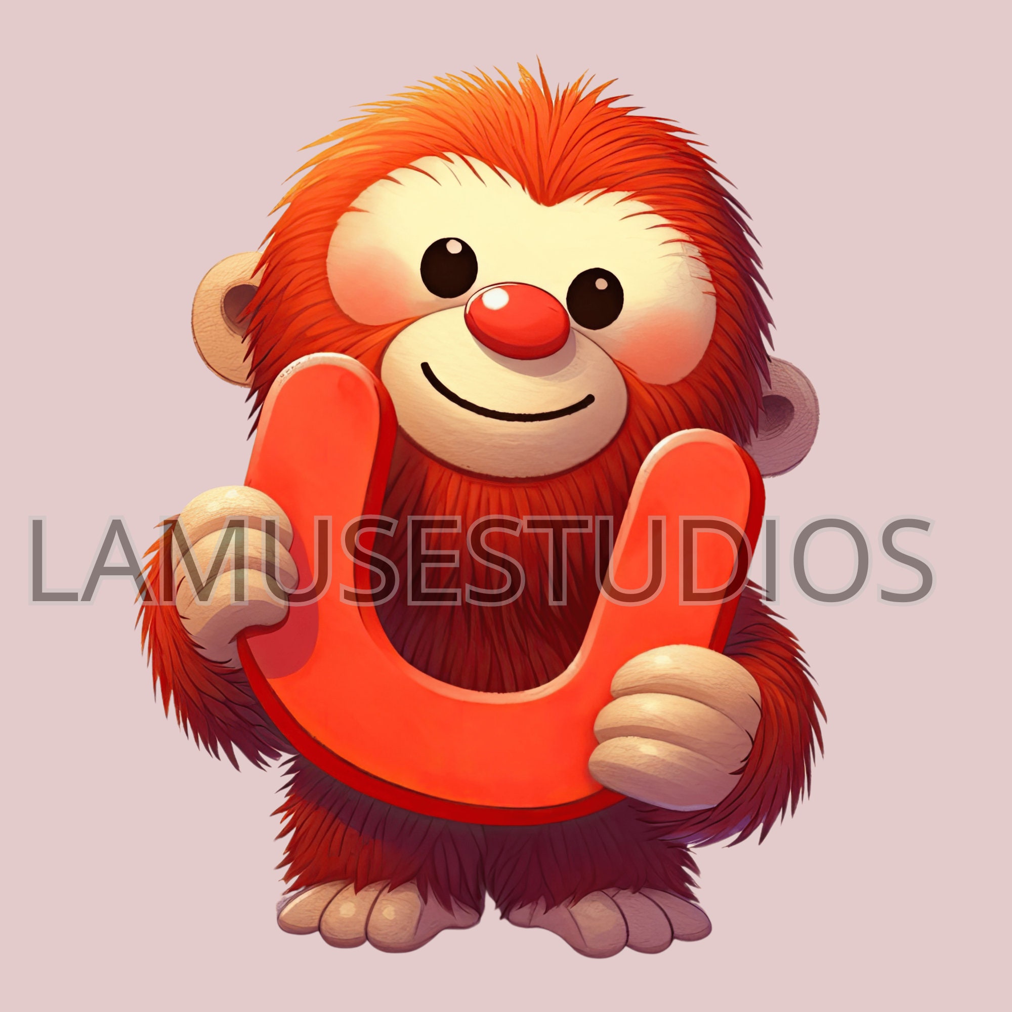 Alphabet Animals Clipart, Full Alphabet Pack Digital Clipart Alphabet