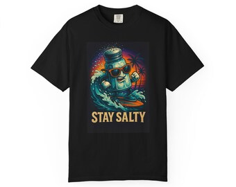 Stay Salty T-Shirt: Unisex Beach Vibes Tee, Ocean Lover Gift