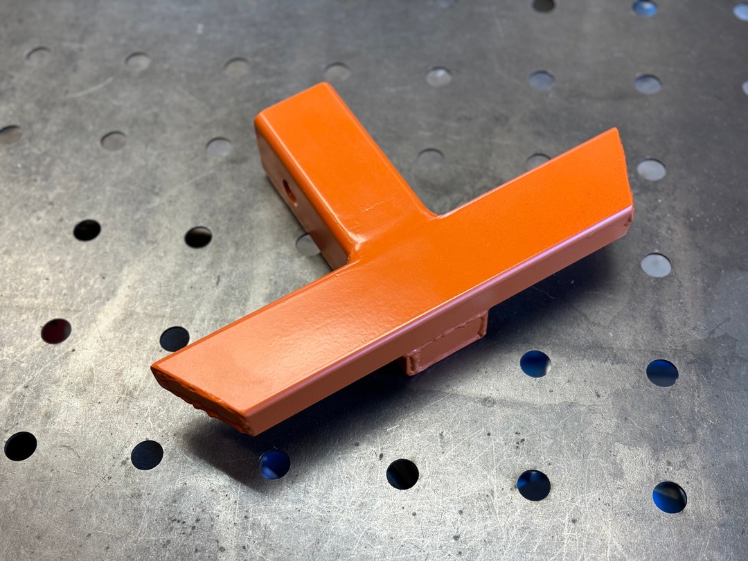 Custom Heavy Duty Hitch Step, Orange Satin Fits 2 Inch Receivers 11 X 6