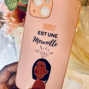 Coque personalisée « Je suis une merveille »