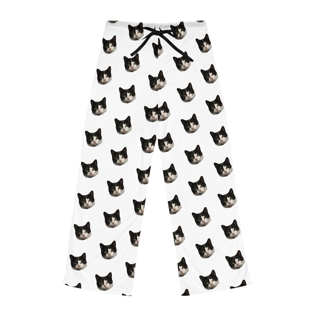 Tuxedo Cat Pajamas Women's Pajama Pants Etsy