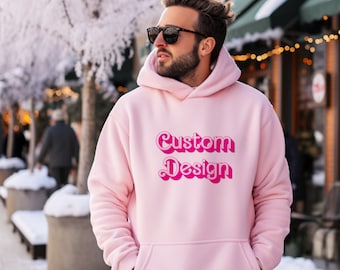 Custom Design - Unisex Hooded Sweatshirt, Personalized Funny Meme Gift, Gift for him, Gift for her