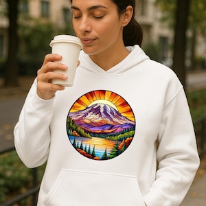 Stained Glass Hoodie - Etsy