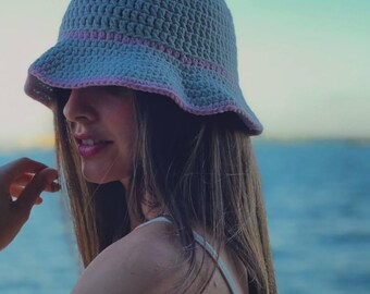 Crochet Bucket Hat Tutorial in Spanish
