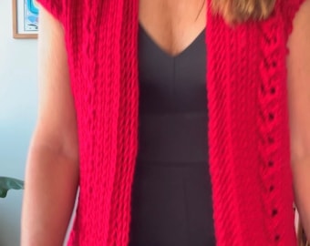 Crochet pattern for the Gladys Vest (Video Tutorial in Spanish)