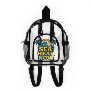 Sea Hear Now Music Festival See-through backpack