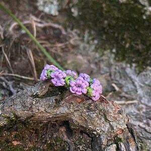Periwinkle Purple Woven Ring