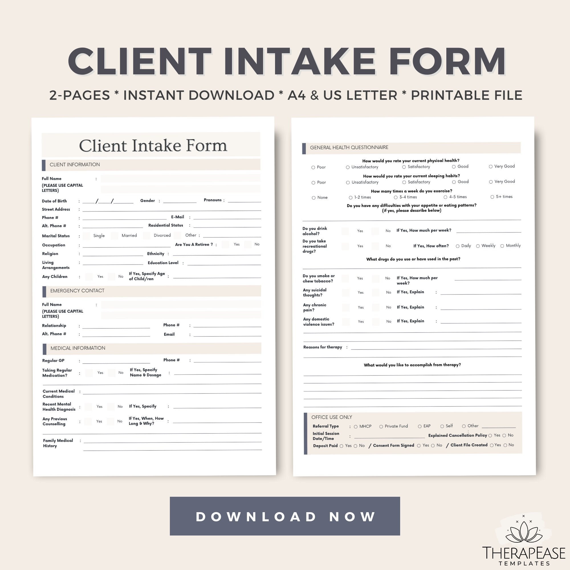 client-intake-form-digital-template-therapy-signup-form-therapy-templates-psychology-forms-client-therapy-forms-counseling-signup-tet05-etsy for Free Printable Counseling Intake Forms Client Intake Form Digital Template, Therapy Signup Form, Therapy Templates, Psychology Forms, Client Therapy Forms, Counseling Signup TET05 - Etsy for Free Printable Counseling Intake Forms