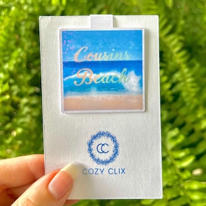 Cousins Beach -  Magnetic Bookmark for Book Lovers