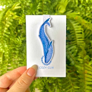 Whale - Watercolor Magnetic Bookmark for Book Lovers