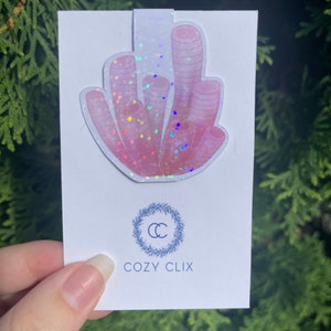 Coral - Watercolor Magnetic Bookmark for Book Lovers