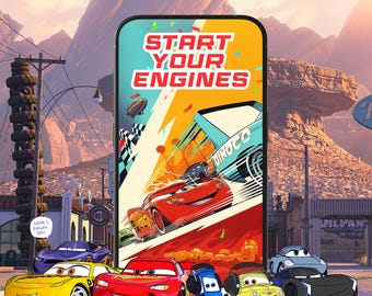 Customised Cars Birthday Video Invite Lightning McQueen | MP4 1920x1080