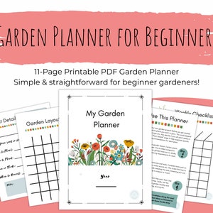 Garden Planner, Garden Journal, Garden Planner for Beginners, Printable Garden Planner, Gardening Log, Garden Organization