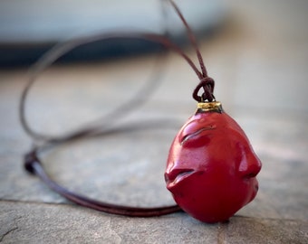 Berserk Behelit Necklace Hand Painted 3D Printed for cosplay