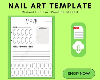 Nail Art Template