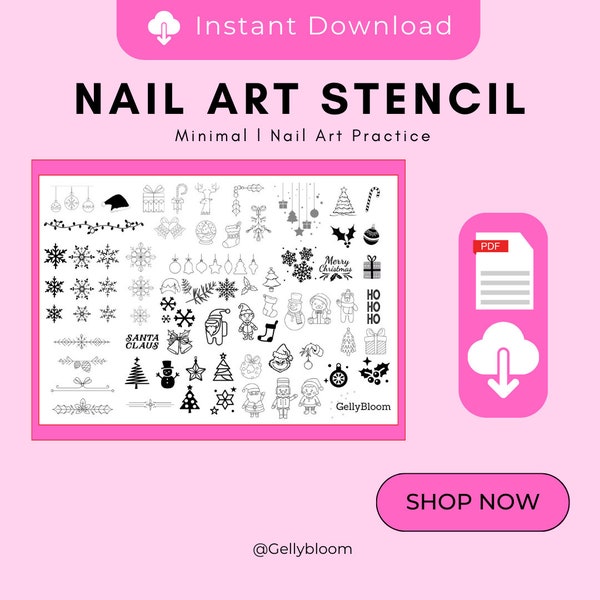Nail Stencils - Etsy