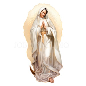Onze Lieve Vrouw van Guadalupe Clipart PNG, 15 hoge kwaliteit JPG's, digitale download, afdrukbare stickers, kaarten maken, gemengde media, digitale papierkunst | 47