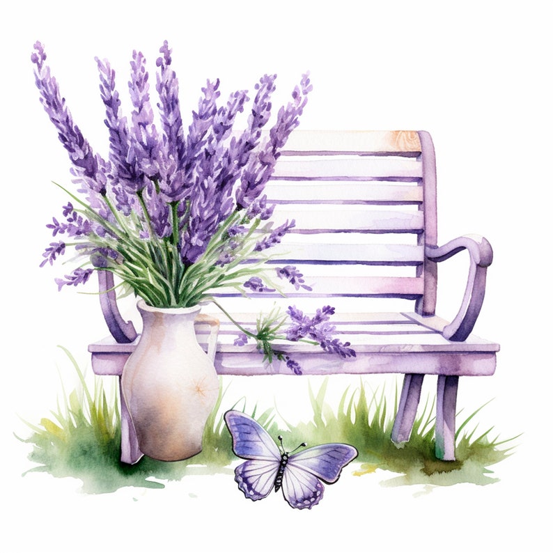 Lavender Secched Bundle 100Tige 42 cm de Longueur