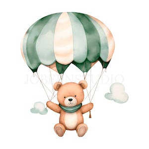 Teddy Bear Aviator Clipart PNG Bundle 15 High Quality JPG,Digital Download,Stickers, Card Making,Mixed Media,Digital Paper Craft|46