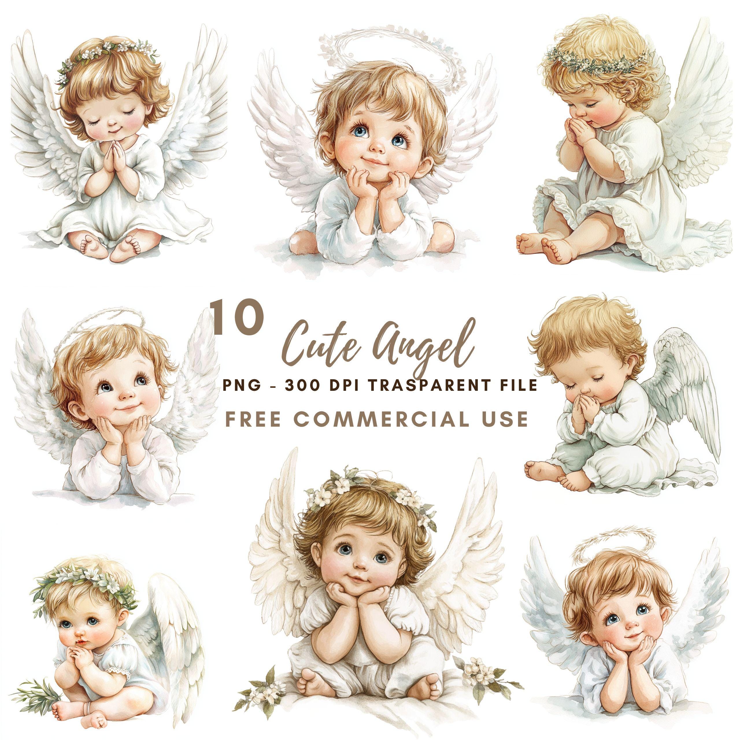Pequeños angelitos blancos - Etsy México, image size:2560x2560