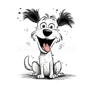 Crazy Dog Clipart PNG Bundle 15 High Quality JPG,Funny Grumpy Dogs Coffee,Digital Download,Card Making,Mixed Media,Digital Paper Craft| 113