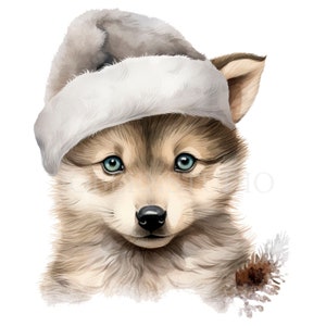 Noël Animal Clipart PNG, Bundle 15 JPG de haute qualité, Téléchargement numérique, Autocollants imprimables, Fabrication de cartes, Médias mixtes, Artisanat en papier numérique| 40