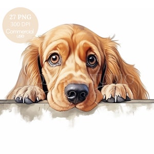 Paquete de 27 imágenes prediseñadas de perros divertidos en acuarela, de alta calidad, de Crazy Dogs, descarga digital, pegatinas imprimibles, Goodnotes, manualidades de papel digitales/514