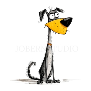 Crazy Dog Clipart PNG Bundle 15 JPG de alta calidad, café de perros gruñones divertidos, descarga digital, creación de tarjetas, medios mixtos, artesanía de papel digital / 104