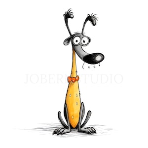 Crazy Dog Clipart PNG Bundle 15 JPG de alta calidad, café de perros gruñones divertidos, descarga digital, creación de tarjetas, medios mixtos, artesanía de papel digital / 104