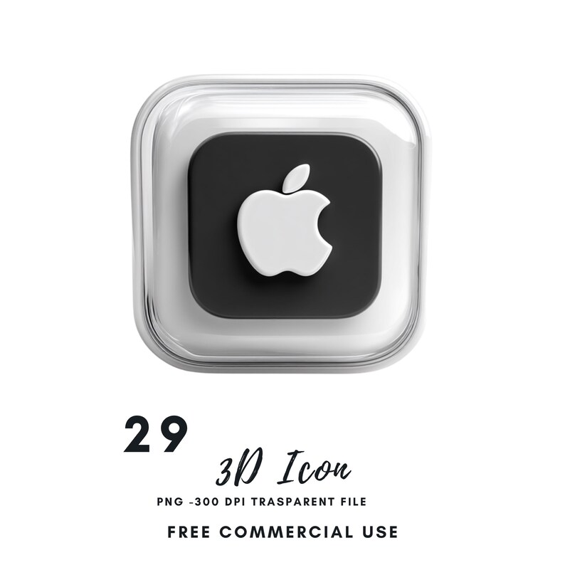 3D Icon Clipart PNG |bundle 29 High Quality |icon Facebook Instagram ...
