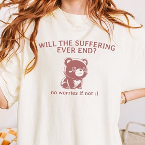 Funny Graphic T-shirt, Vintage Funny Oversize GenZ Trendy Tiktok Gift Shirt Unisex Comfort Colors y2k Retro Weirdcore Meme tshirt