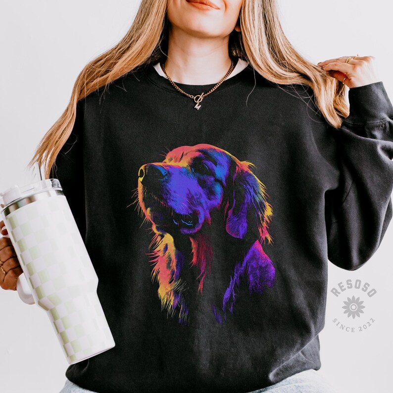 Comfort Colors Golden Retriever Sweatshirt, Golden Tshirt, Gift for