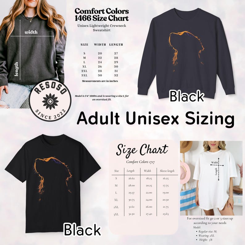 Comfort Colors Golden Retriever Sweatshirt, Golden Tshirt, Gift for