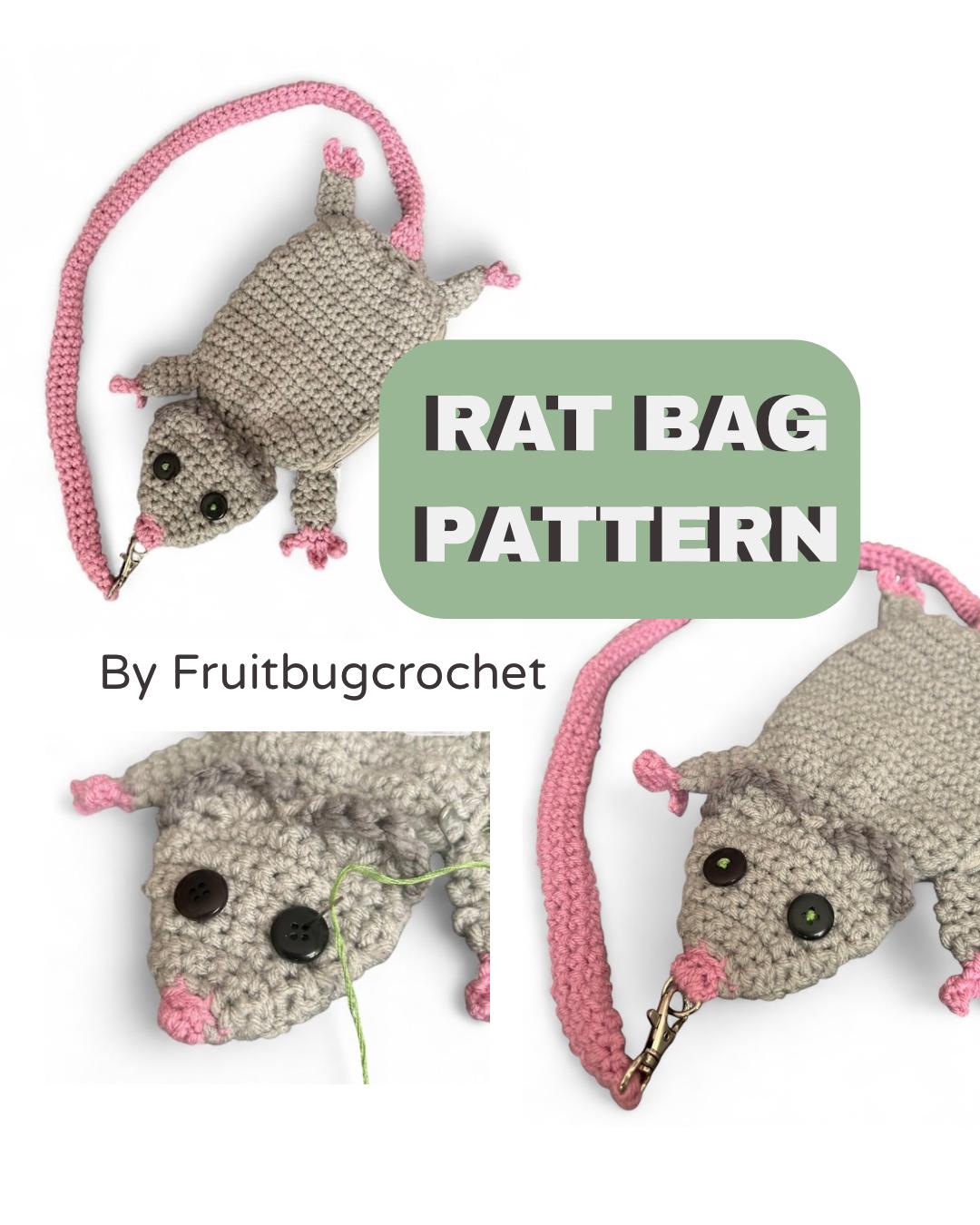 Crochet Rat/opposum Bag Pattern - Etsy