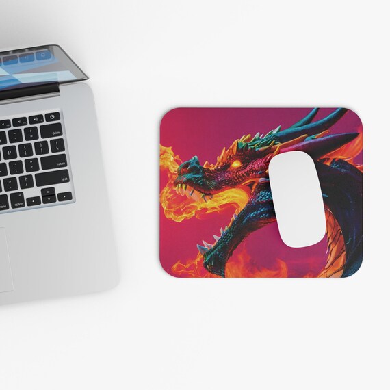 ファンタジー ドラゴン マウスパッド ファンタジードラゴンマウスパッド：ゲーマースタイルの長方形パッド