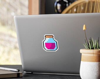 Health Potion Vinyl Decal: Gamer Sticker