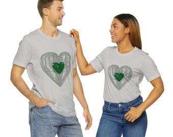 Circuit Board Heart Tee: Technology Lover Gift