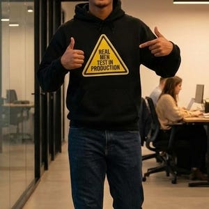 Moletom com capuz para implantação na sexta-feira à tarde, Moletom com capuz para desenvolvedores, Moletom com capuz para testadores, Moletom com capuz corporativo, Camiseta descolada